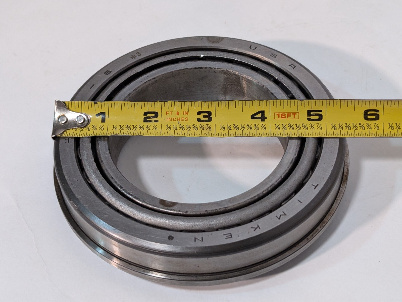Timken 493B-20024 Tapered Roller Bearing Cup, Single Cup, 5.3750 OD, 0.8750 ID