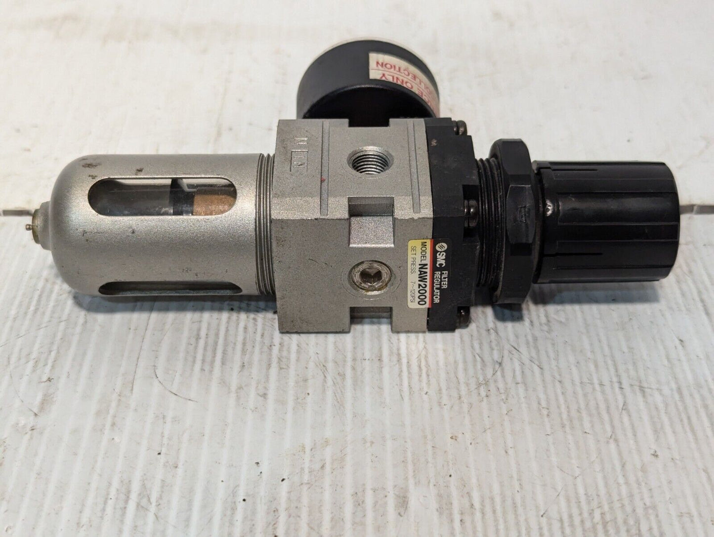 SMC NAW2000 Filter Regulator with Gauge, Set Pressure 7~120psi - Free Shipping