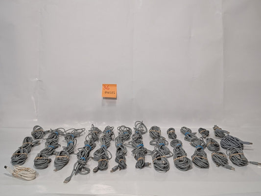 (36) USB 2.0 Cable Type-A Male to Type-B Male 10' High Speed M1172953 KC00003903