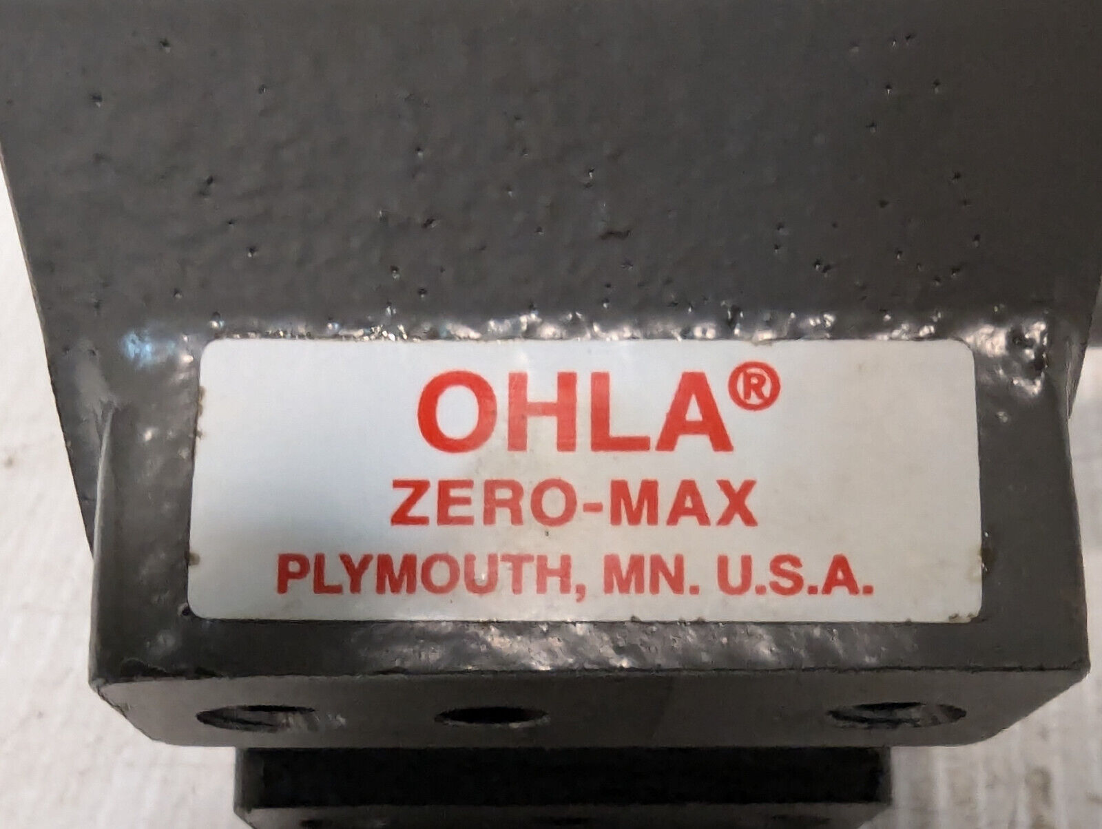 Zero-Max OHLA Overhung Load Adaptor Hydraulic Pump Controller, Compensator
