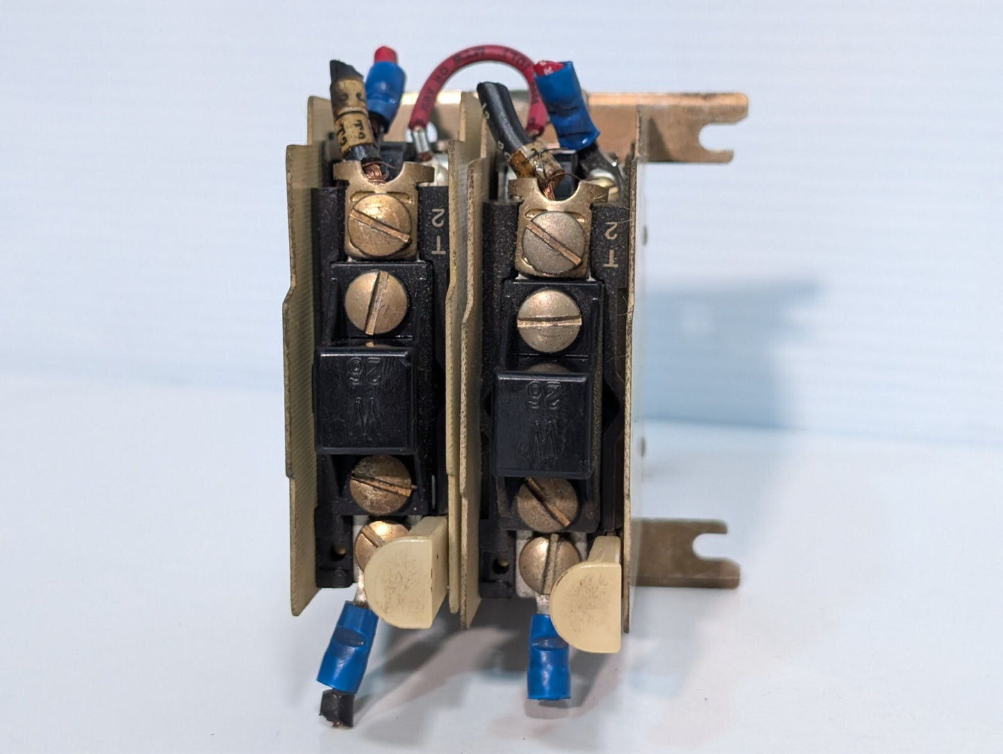 (2) Allen Bradley 1415-N50 Ser. K Overload Relay, Linked