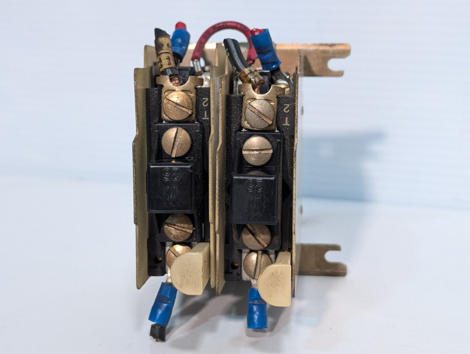(2) Allen Bradley 1415-N50 Ser. K Overload Relay, Linked