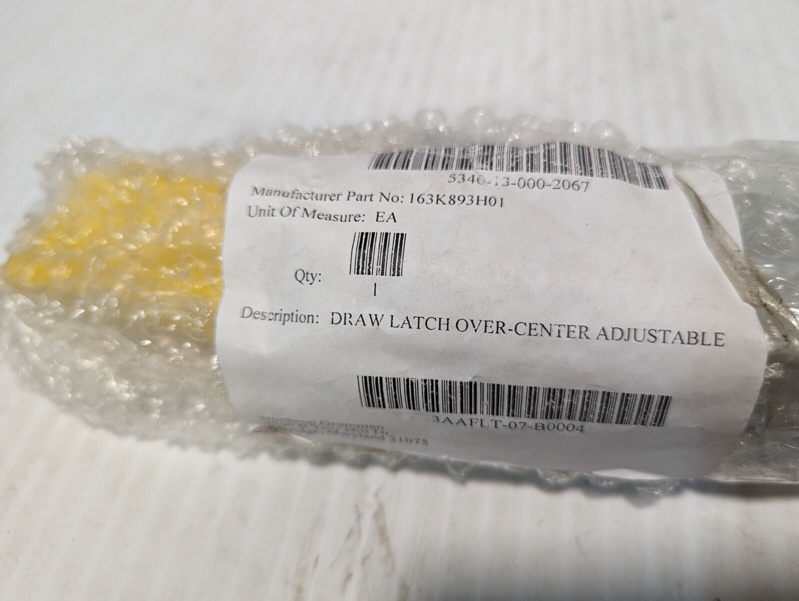 Southco A1-11-902-20 Adjustable Over-Center Draw Latch Heavy-Duty Size, Steel