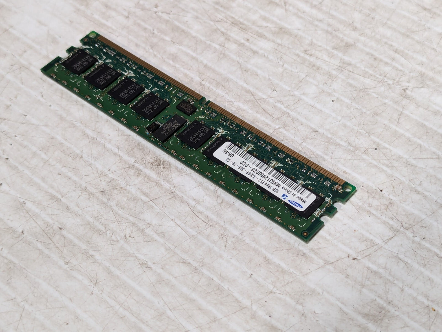 (4) Samsung M393T2950CZ3-CCC 1GB PC2-3200 DDR2-400 Server Memory