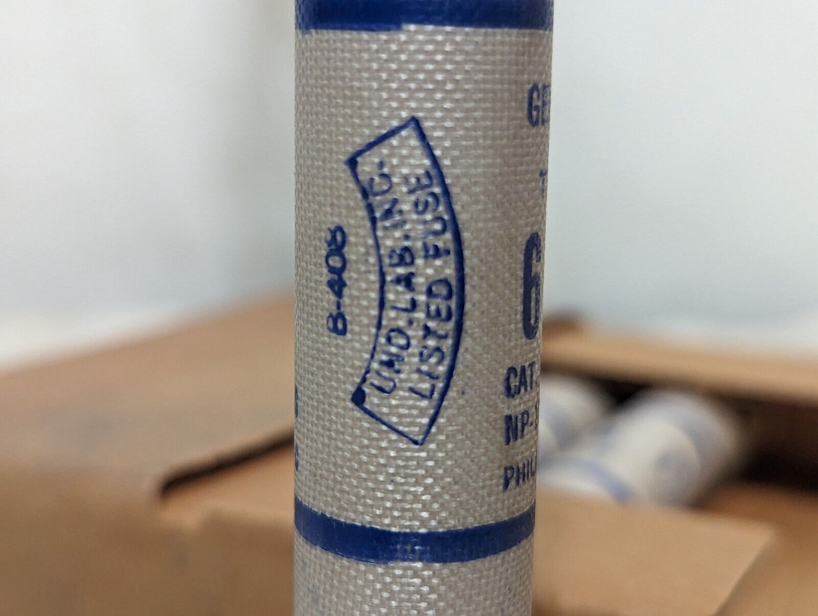 Lot of 6 GE GF6B6 fuses, 6A, 600V, NP-166854-A
