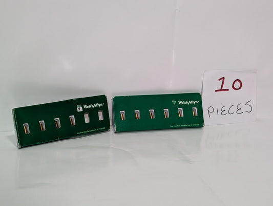 [10] NEW Welch Allyn 03800 Replacement Bulbs for 11820 11810 11800 03800U6