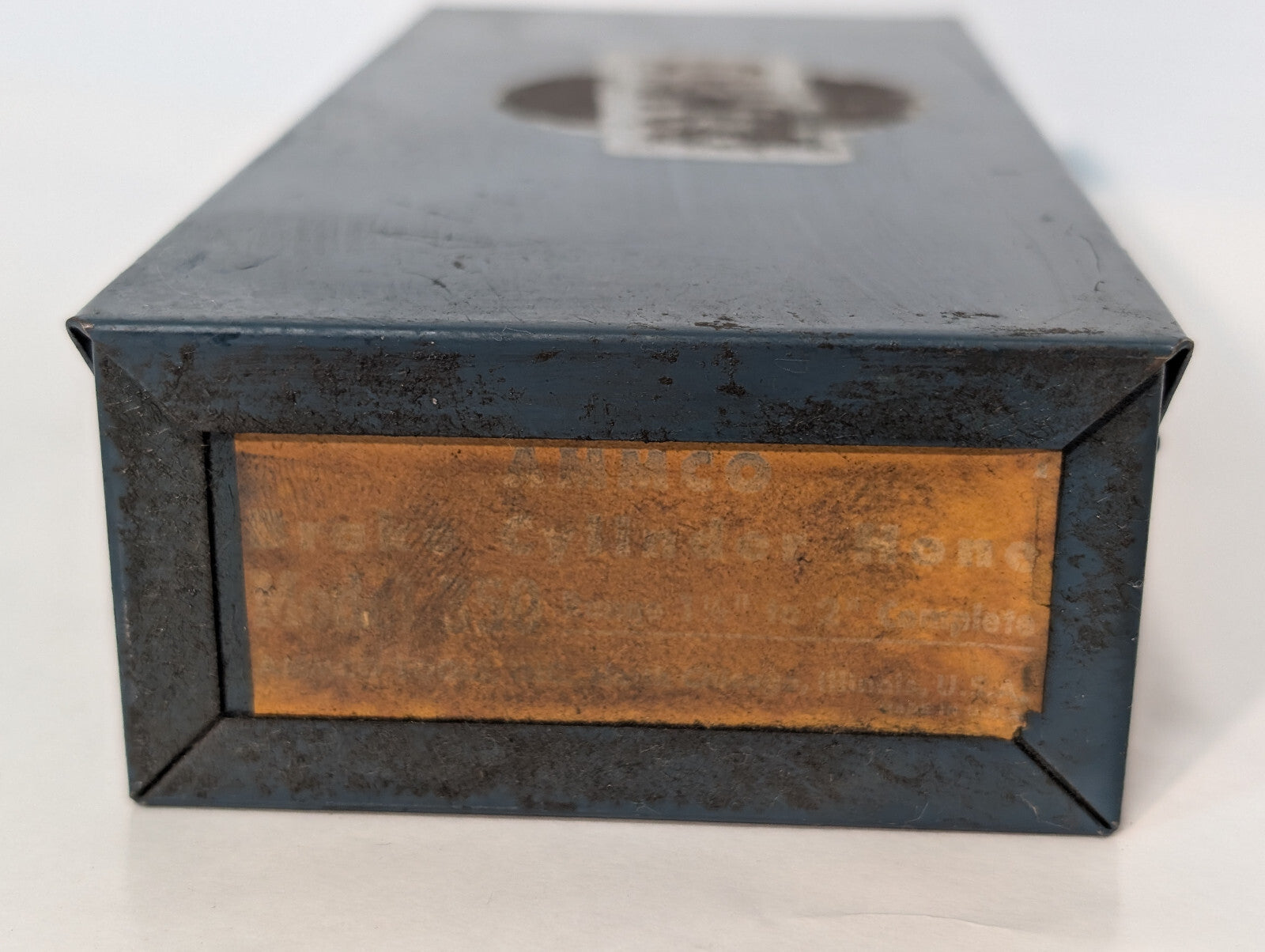 Vintage 7 piece Ammco Brake Cylinder Hone Kit, 350 Head, Metal Box
