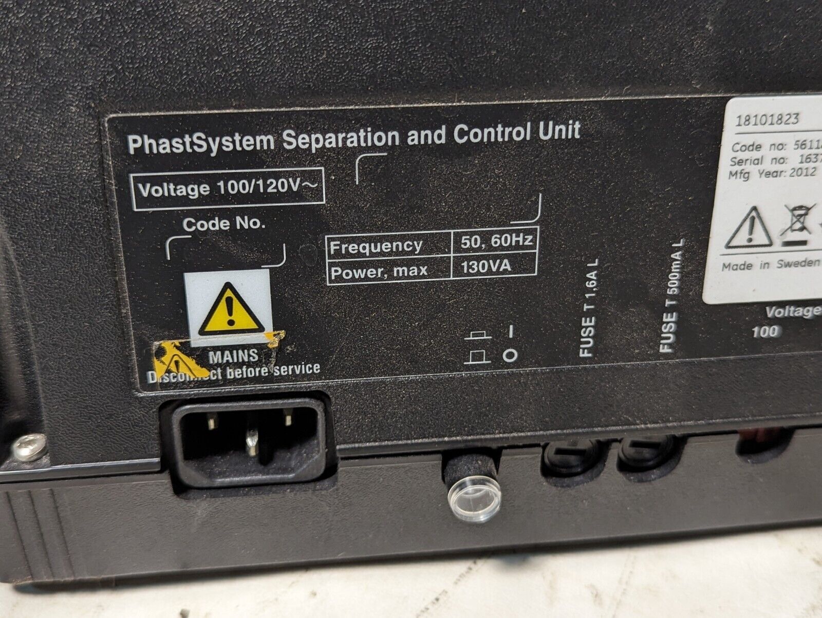 GE PhastSystem Separation and Control Unit 56118591, Development Unit 56118593