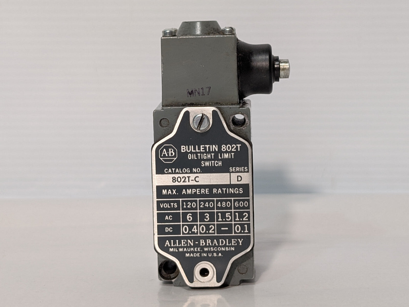 Allen Bradley 802T-C Series D Oil Tight Limit Switch for Bulletin 802T, Z-13956