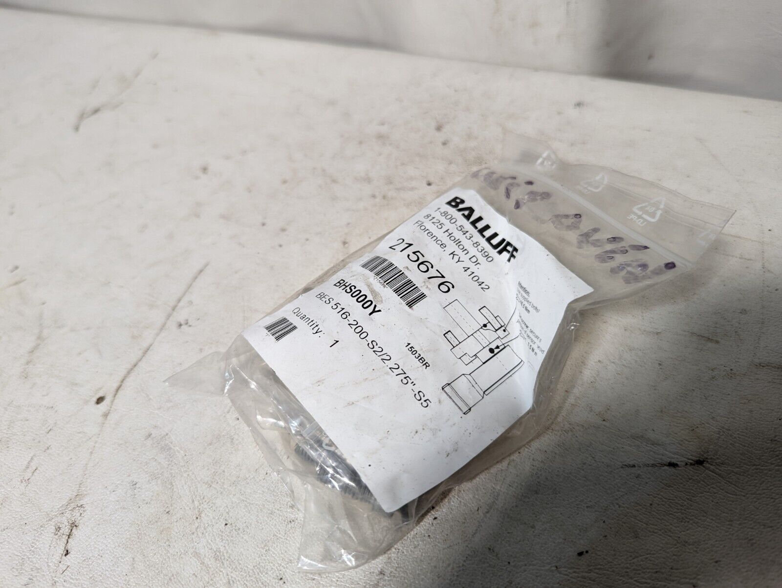 Baluff BES 516-200-S2/2.275"-S5 inductive sensor