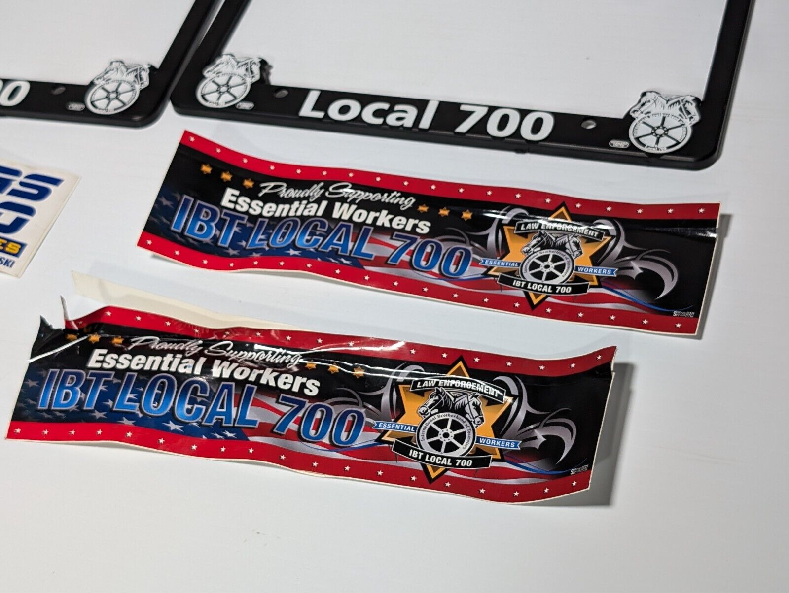 Teamsters Local 700 License Plate Bumper Stickers Paraphernalia