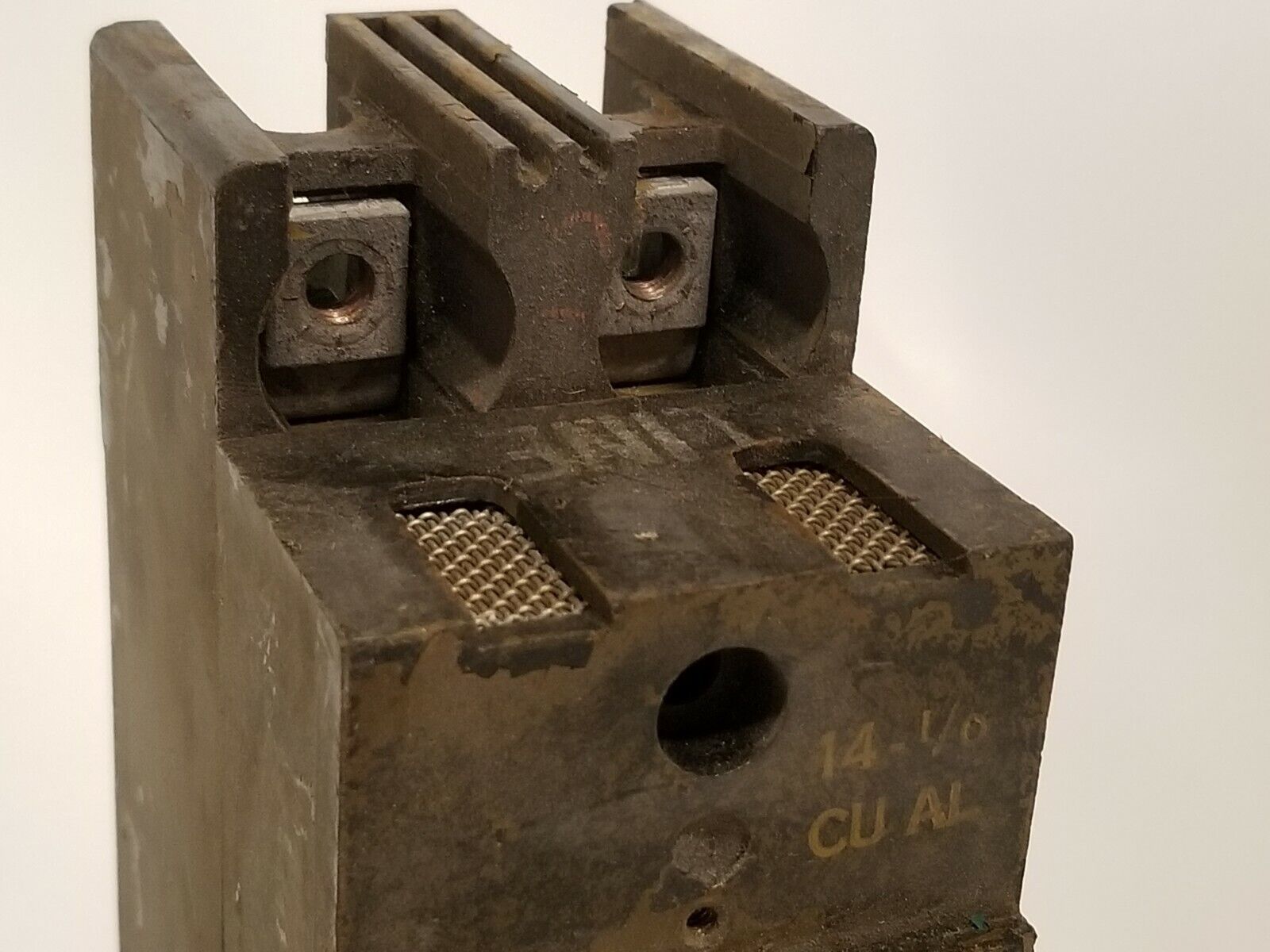 Westinghouse AB De-ION circuit breaker, 15 amps, 2 poles, 600 VAC, 250 VDC used