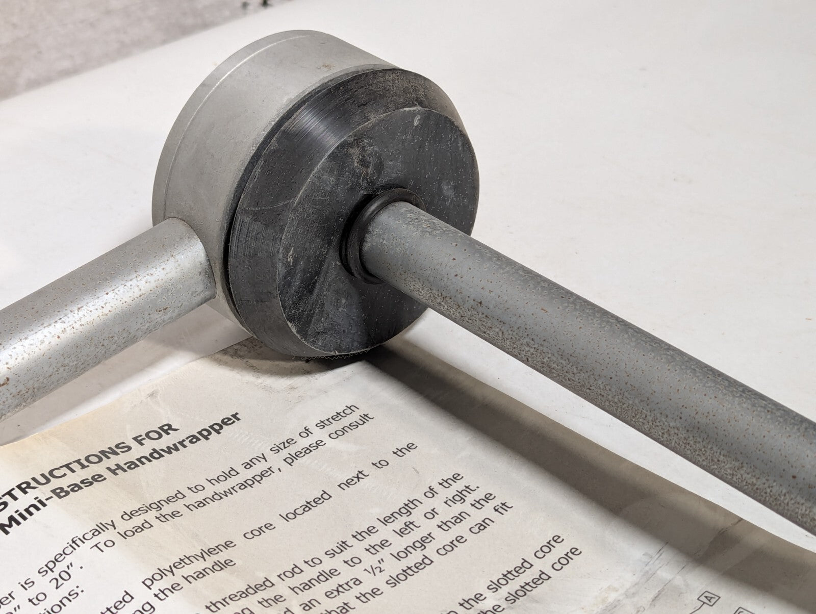 Uline H-437 Mini-Base Stretch Wrap Dispenser, For 12" ,15" ,18", 20" Rolls