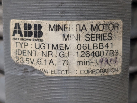 Yaskawa ABB UGTMEM-06LBB41 Minertia Servo Motor Mini Series