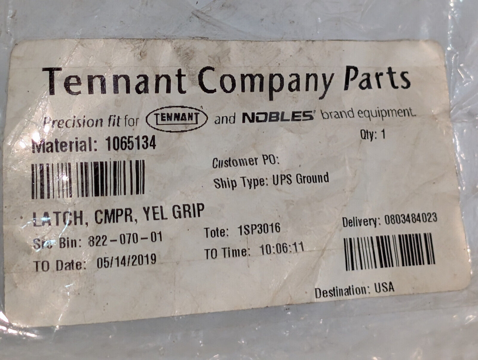 Southco 62-10-23-3 Compression Latch, Yellow Grip, 0002638177, Made in USA