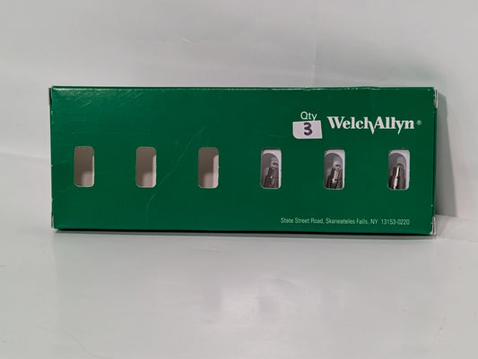 (3) Welch Allyn 06500-U6 Genuine OEM Replacement 3.5v Halogen Lamp for Macroview
