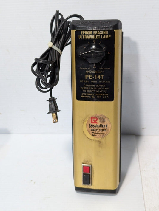Spectroline PE-14T Eprom Erasing Ultraviolet Lamp - Free Shipping+Returns