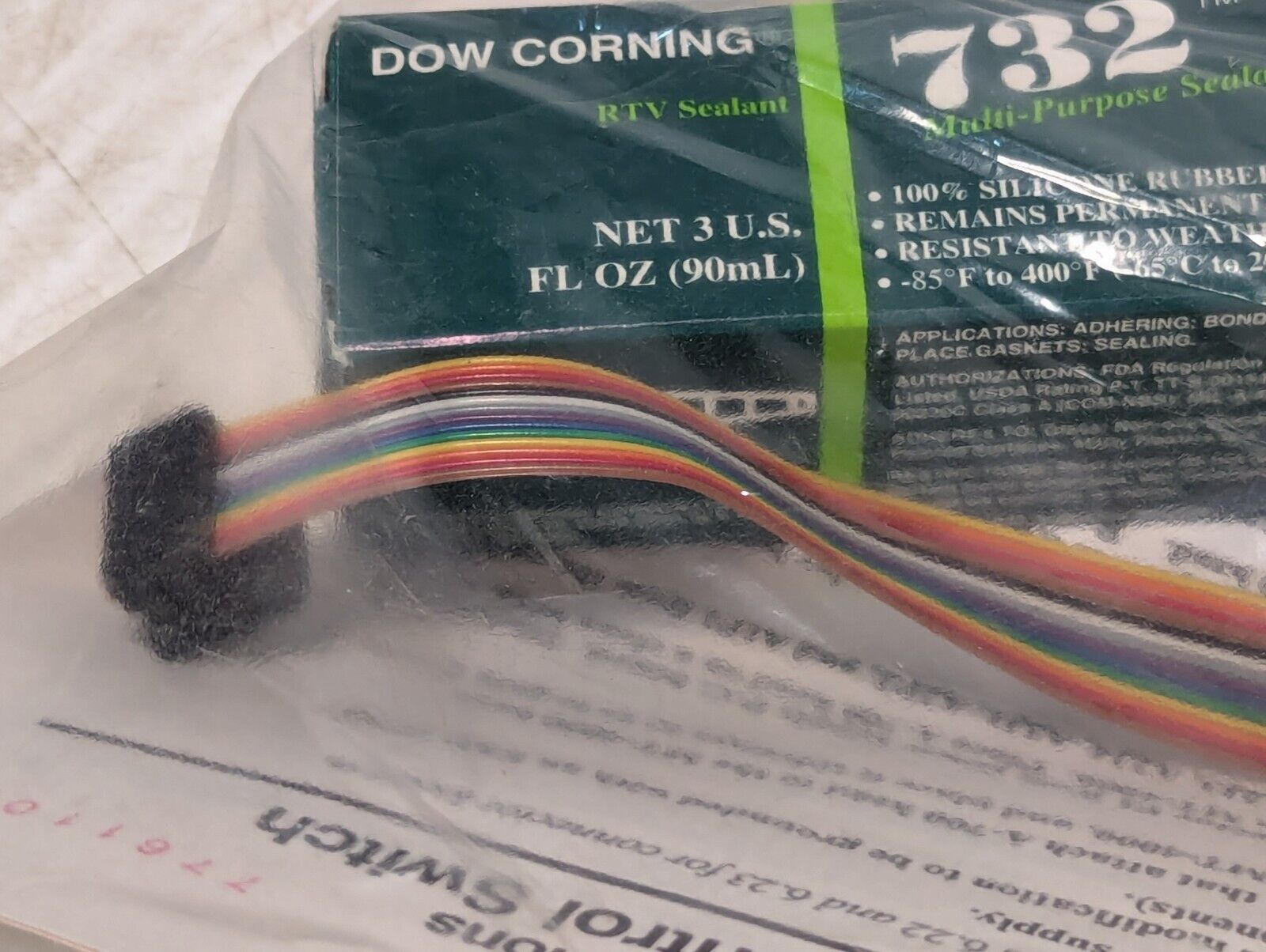 Gaymar 77611000 temperature control switch, DOW Corning 732 RTV - Free Shipping