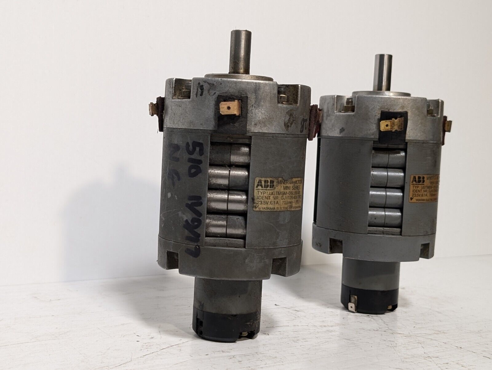 Yaskawa ABB Minertia UGTMEM-06LBB41 DC Tachometer Generator Servo Motor TG-7SVC