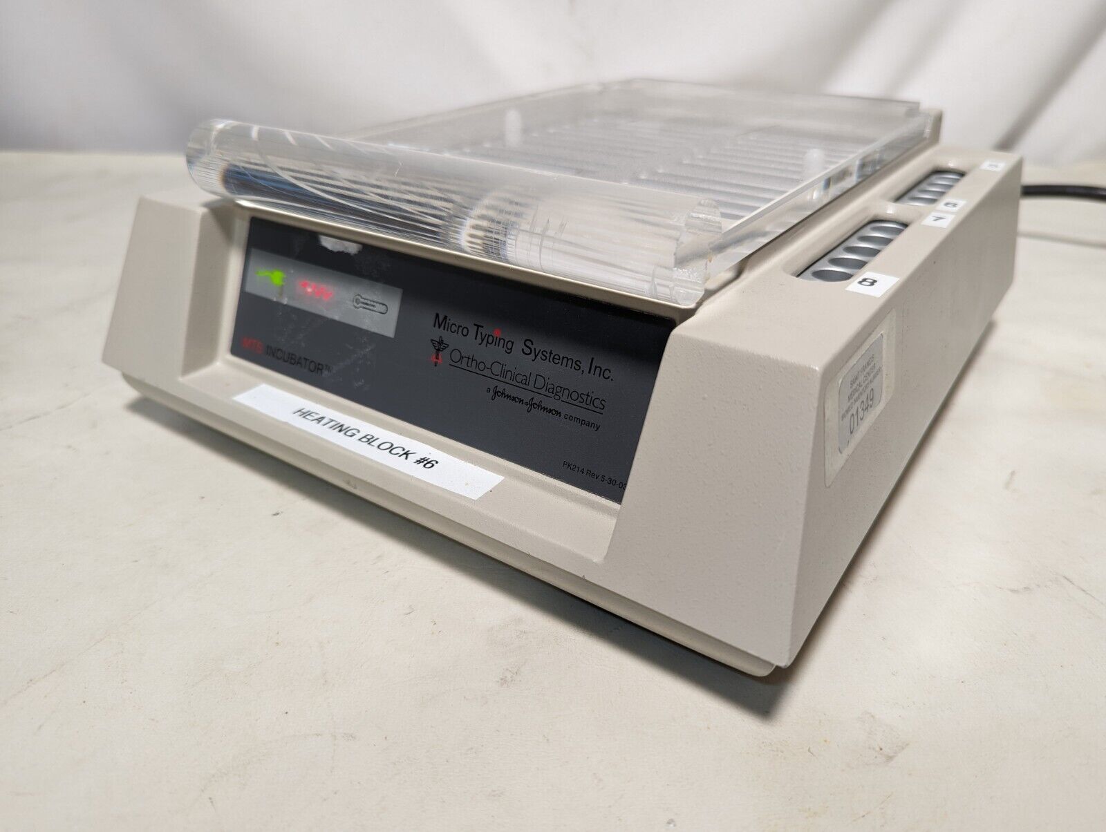 Micro Typing Systems 9680 MTS Incubator