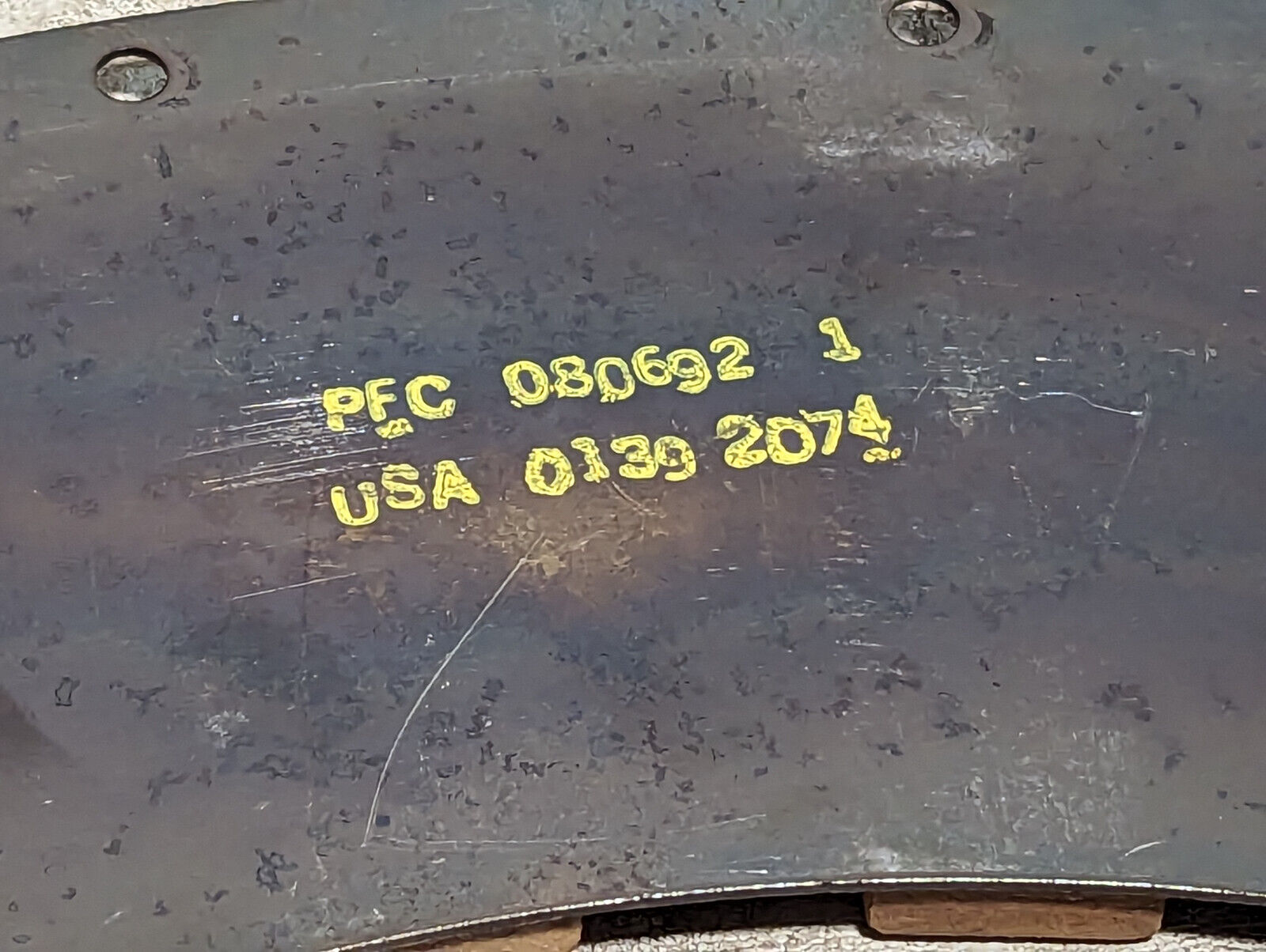 Lot of PFC 080692 1 Machine Brake Disc Facing Plates Friction Plates