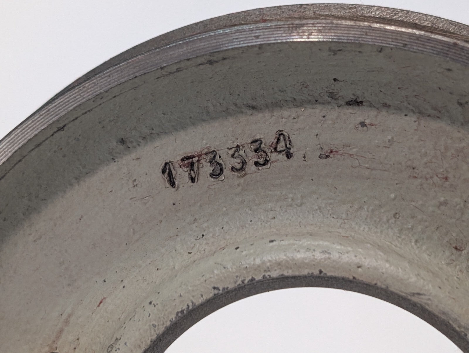 Unbranded 173334 Steel Pulley with 3 Threaded Bolt Holes, 5" OD
