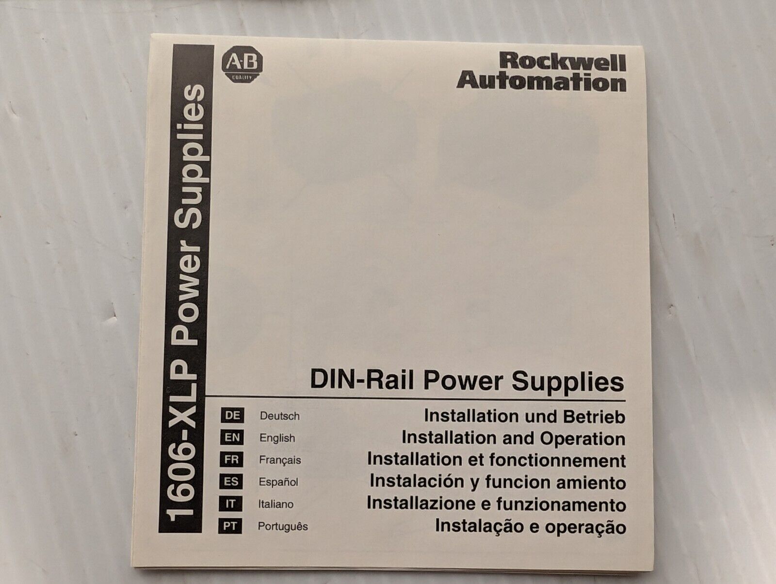 Allen Bradley 1606-XLP25A Power Supply, 25W, 100-240VAC  - Free Shipping