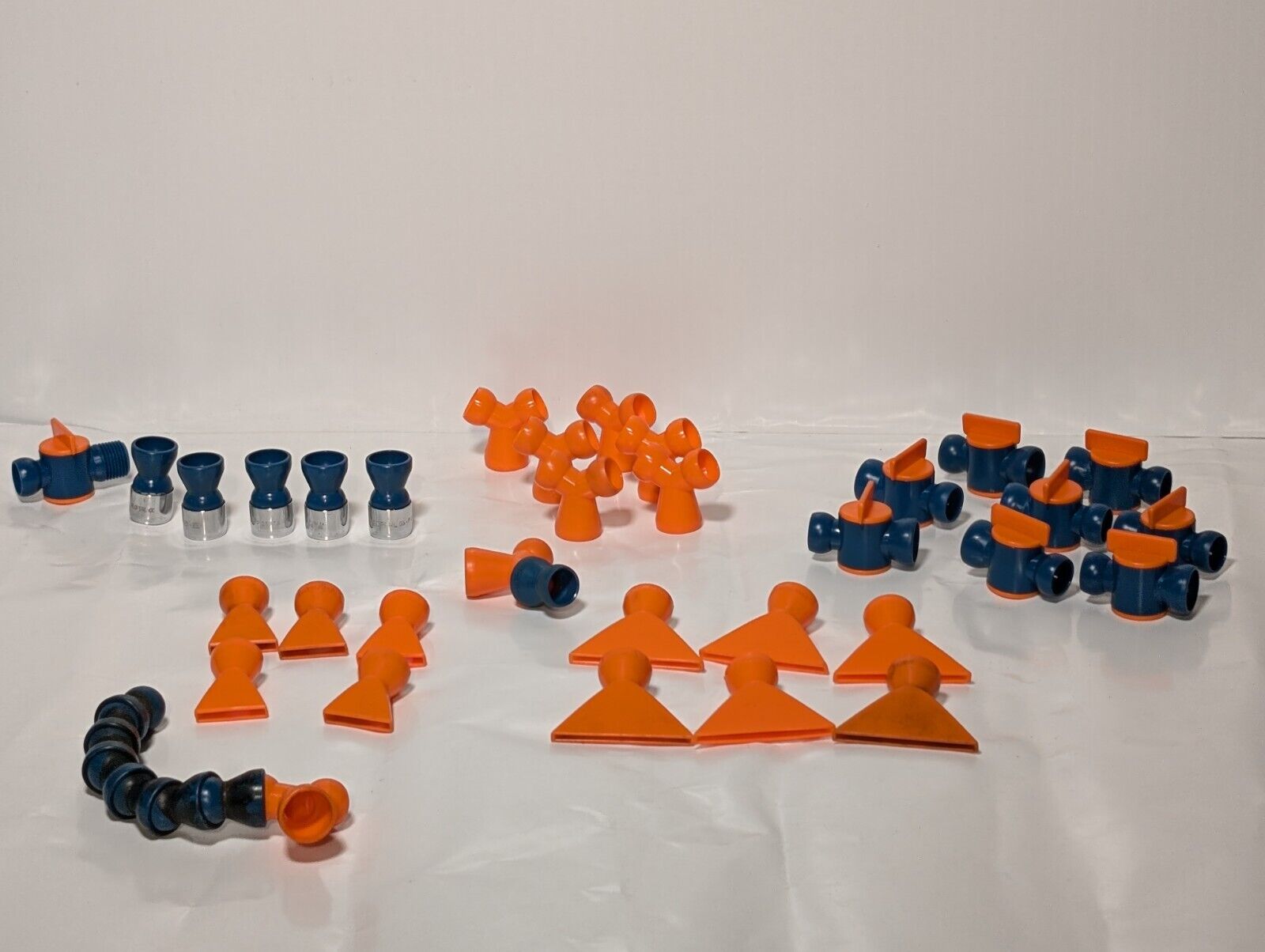 40 Piece Lot of Loc-Line Hose Components, Nozzles, Valves, Junctions