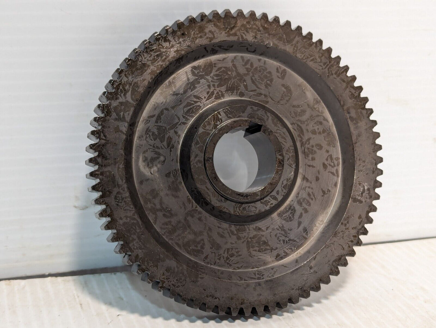 72 Tooth Sprocket Gear With 1" Notched Bore 4 5/8" Diameter - Free Shipping