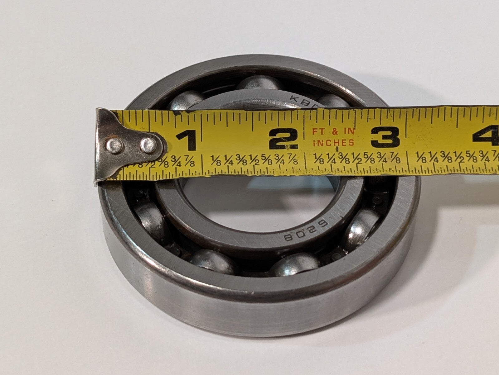 (4) KBC 6208 C3 Deep Groove Ball Bearing 40x80x18