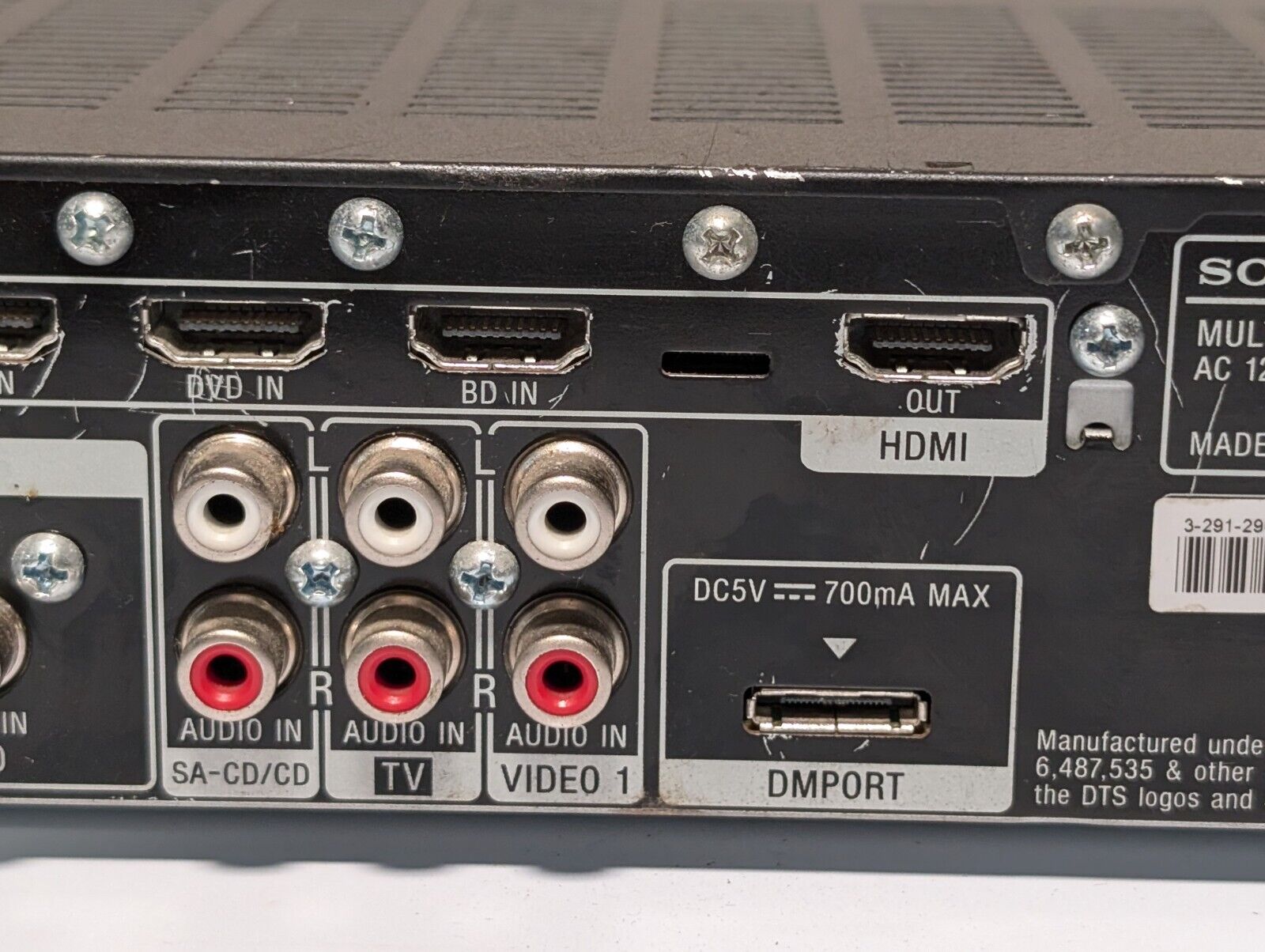 Sony STR-KS2300 S-Master HDMI Surround Sound Multi-Channel AV Receiver 