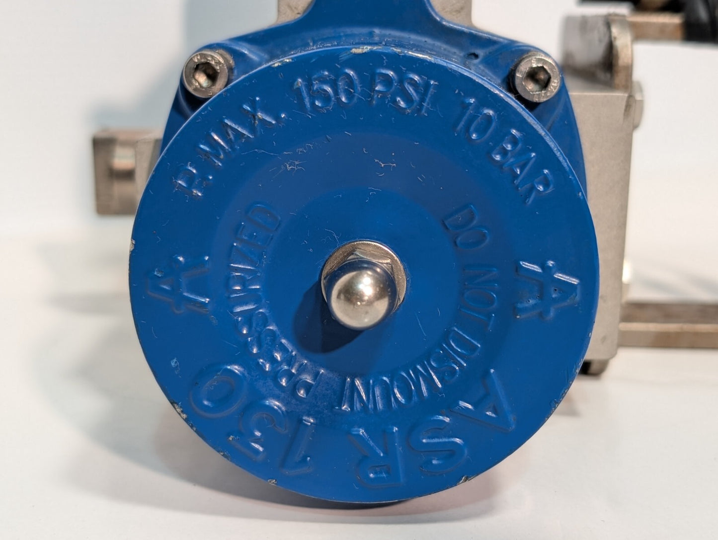 Spirax Sarco Ball Valve Pneumatic Actuator 150PSI 10BAR w/ Berkert 6519 Solenoid