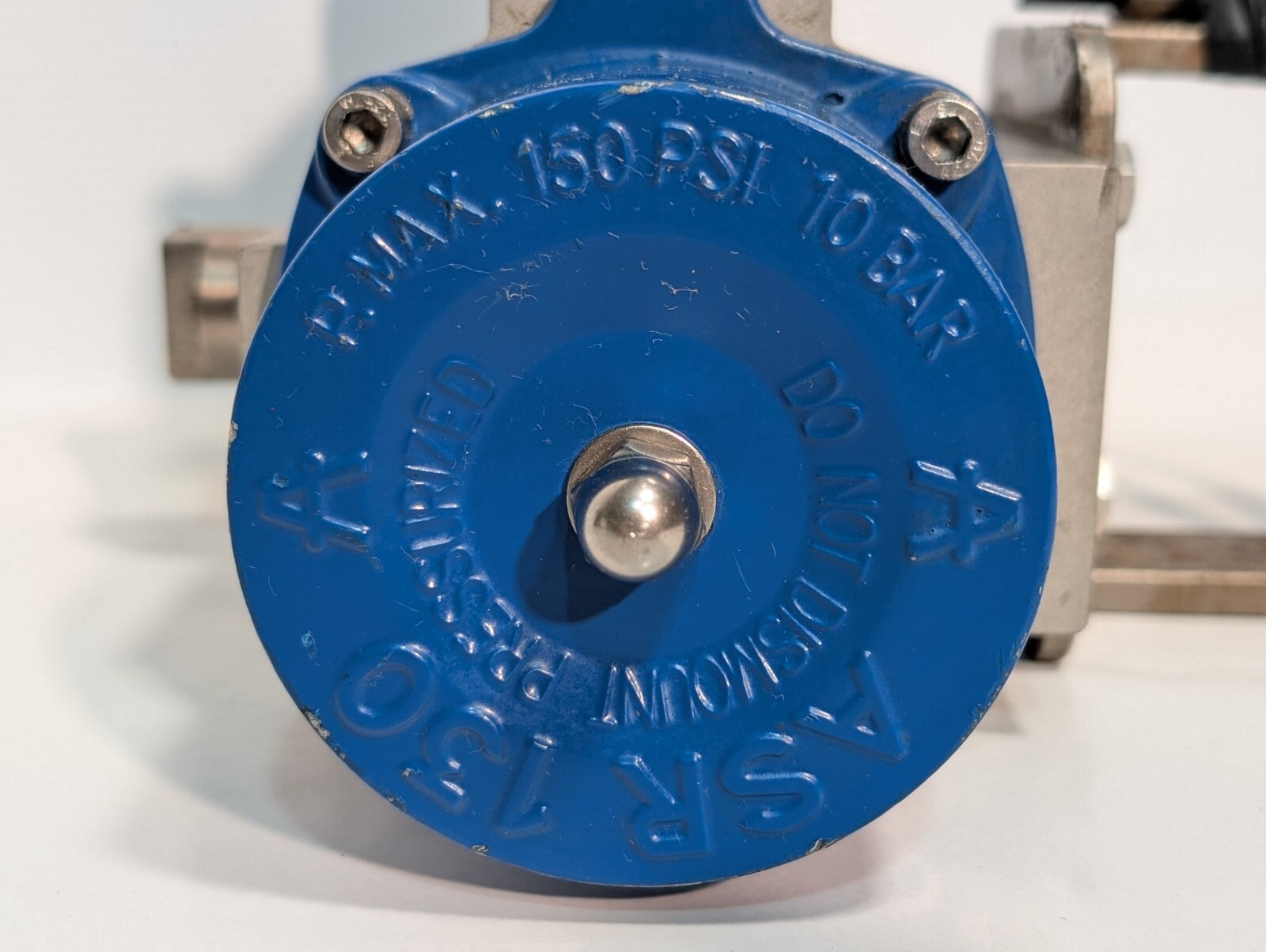 Spirax Sarco Ball Valve Pneumatic Actuator 150PSI 10BAR w/ Berkert 6519 Solenoid