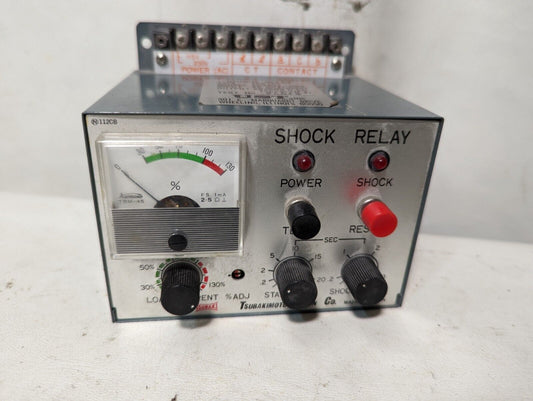 Tsubakimoto Chain TSB151 shock relay, 115/230VAC source, input AC 5 mA