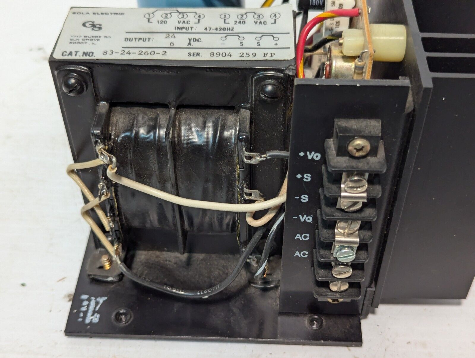 Sola Electric GS 83-24-260-2 24VDC Power Supply - Free Shipping+Returns