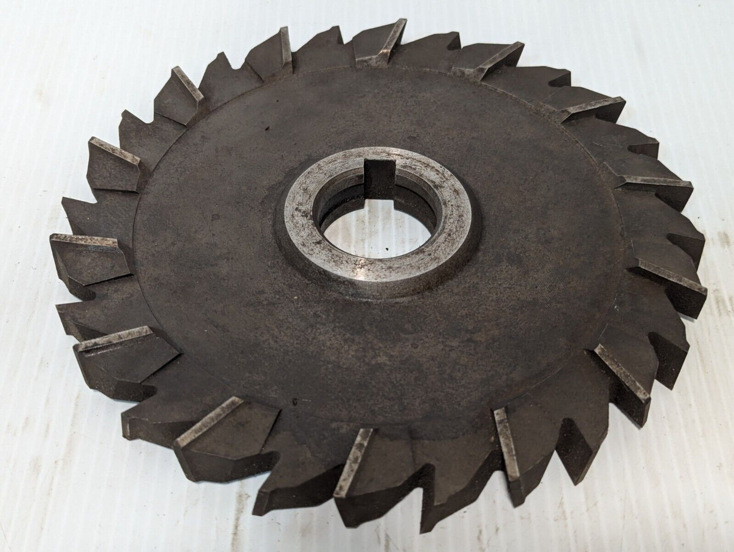 7.5" Side Milling Cutter Staggered 28 Tooth 1.5" Notched Bore - Free Shipping