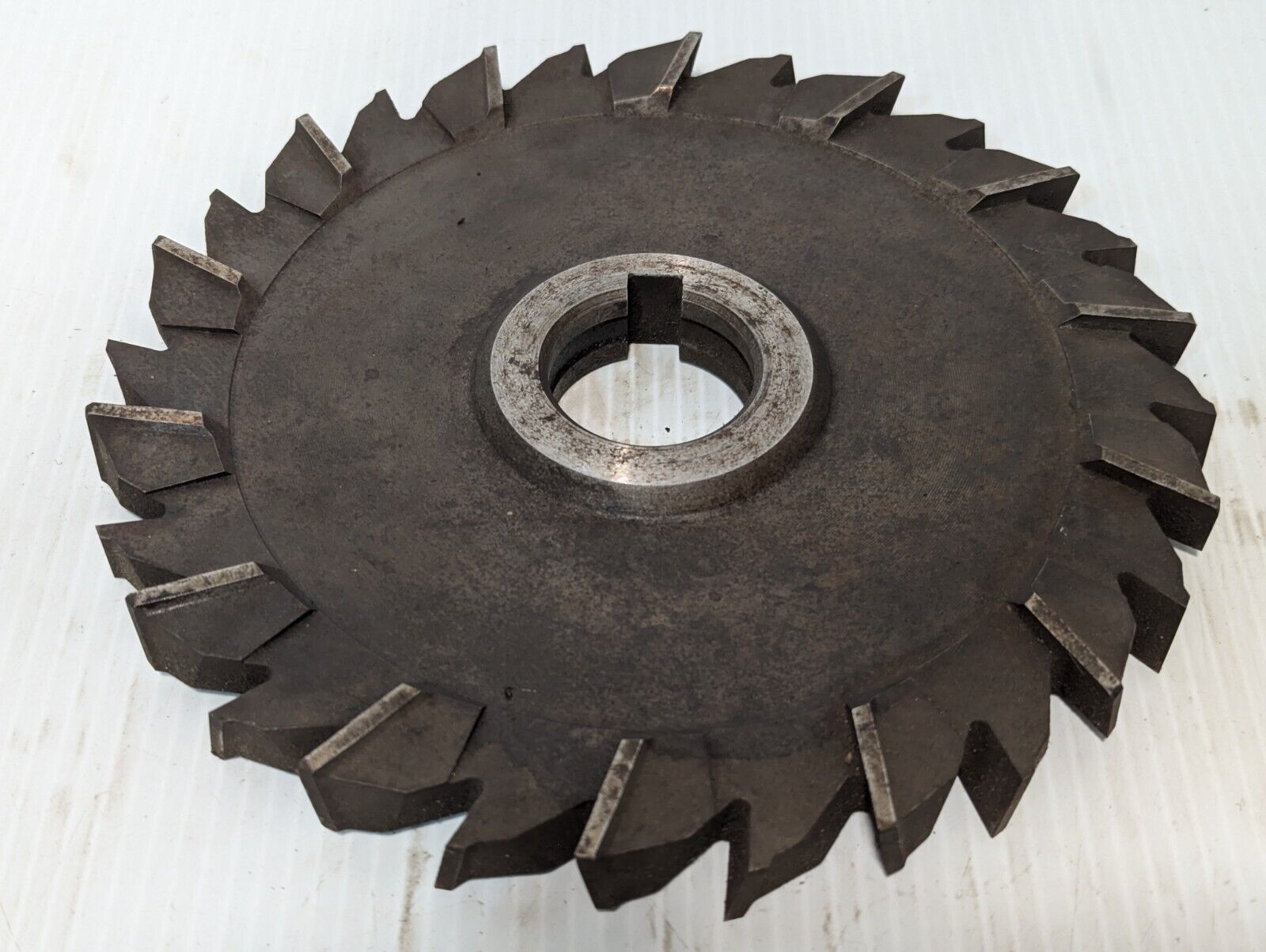 7.5" Side Milling Cutter Staggered 28 Tooth 1.5" Notched Bore - Free Shipping