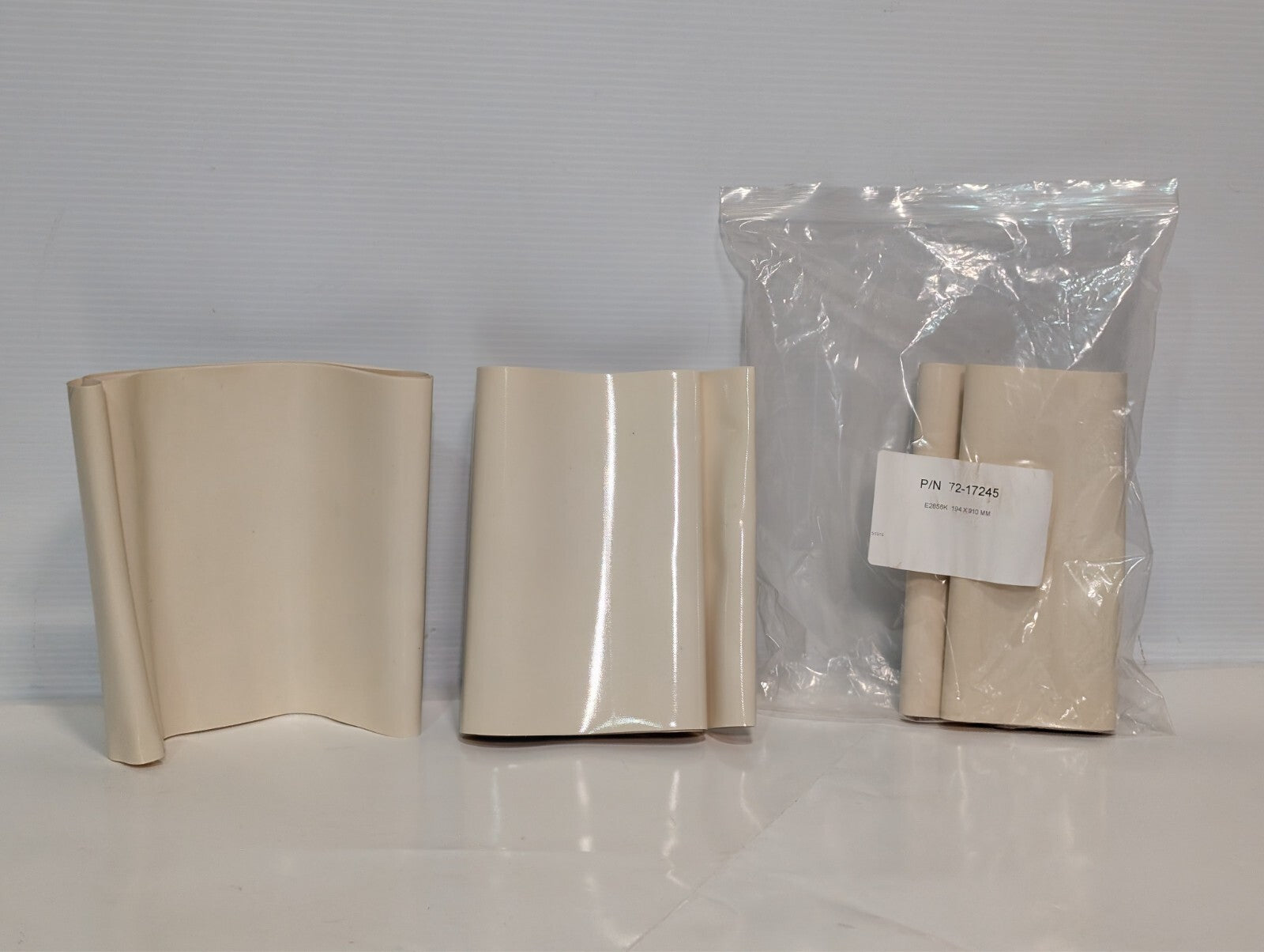 (3) Dorner 72-17245 Conveyor Replacement Belts 194 x 910 mm White Smooth Contin.