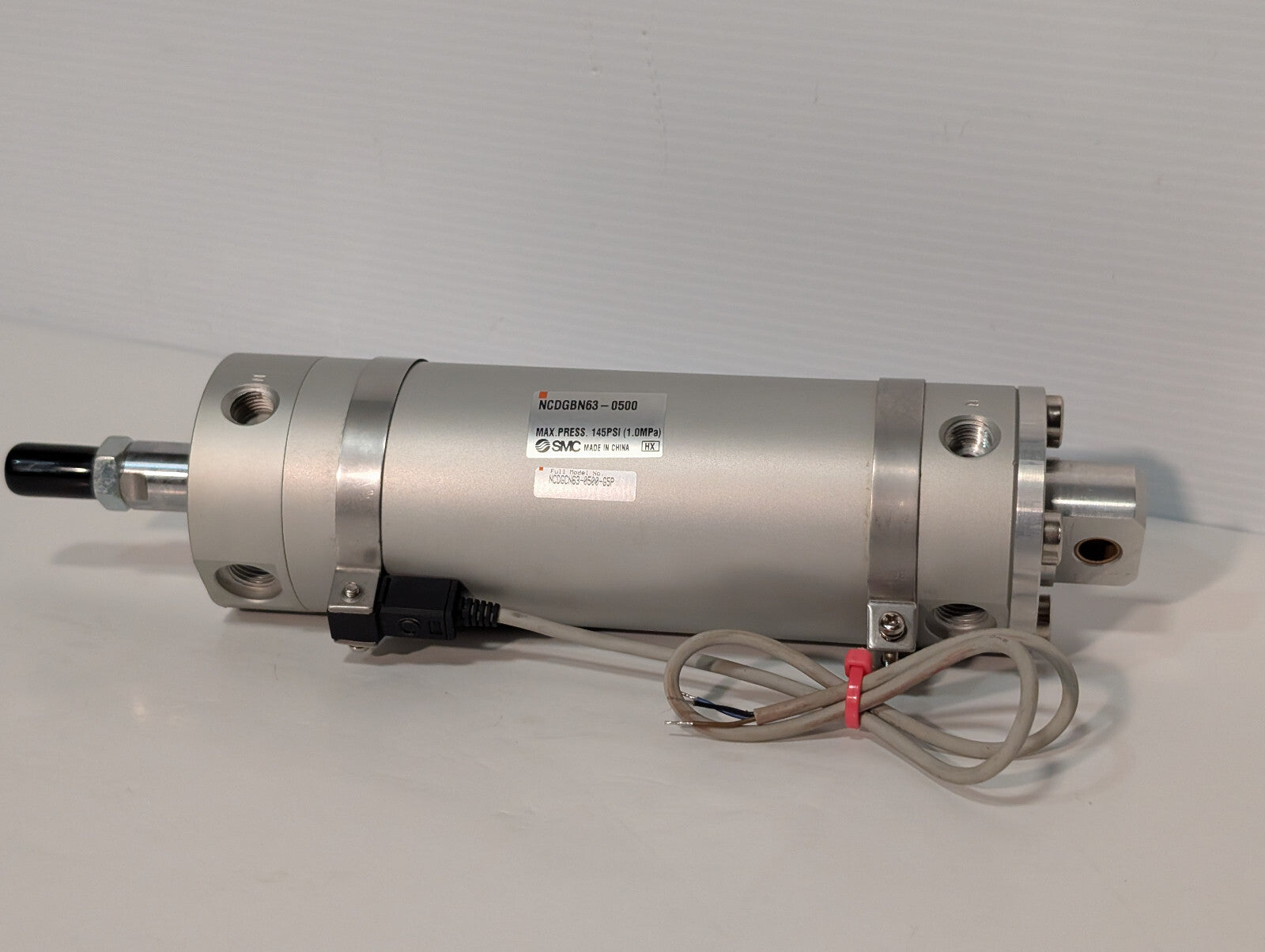 SMC Pneumatics NCDGBN63-0500 Air Cylinder NCDGBN63-0500-G5P, 145PSI