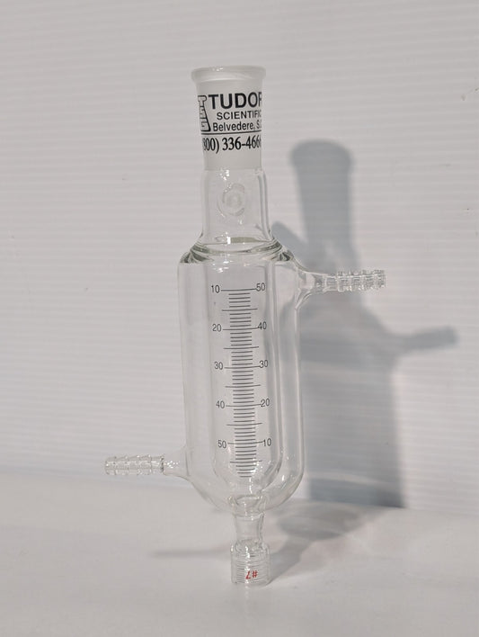 Tudor Scientific #7 Graham Condenser Reaction Vessel 5-Neck