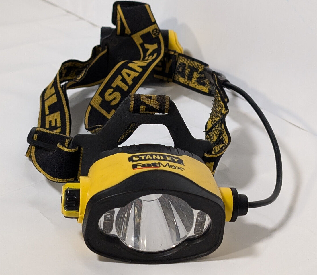 Stanley FatMax Headlamp LED, AAA, Adjustable Elastic Strap, Settings