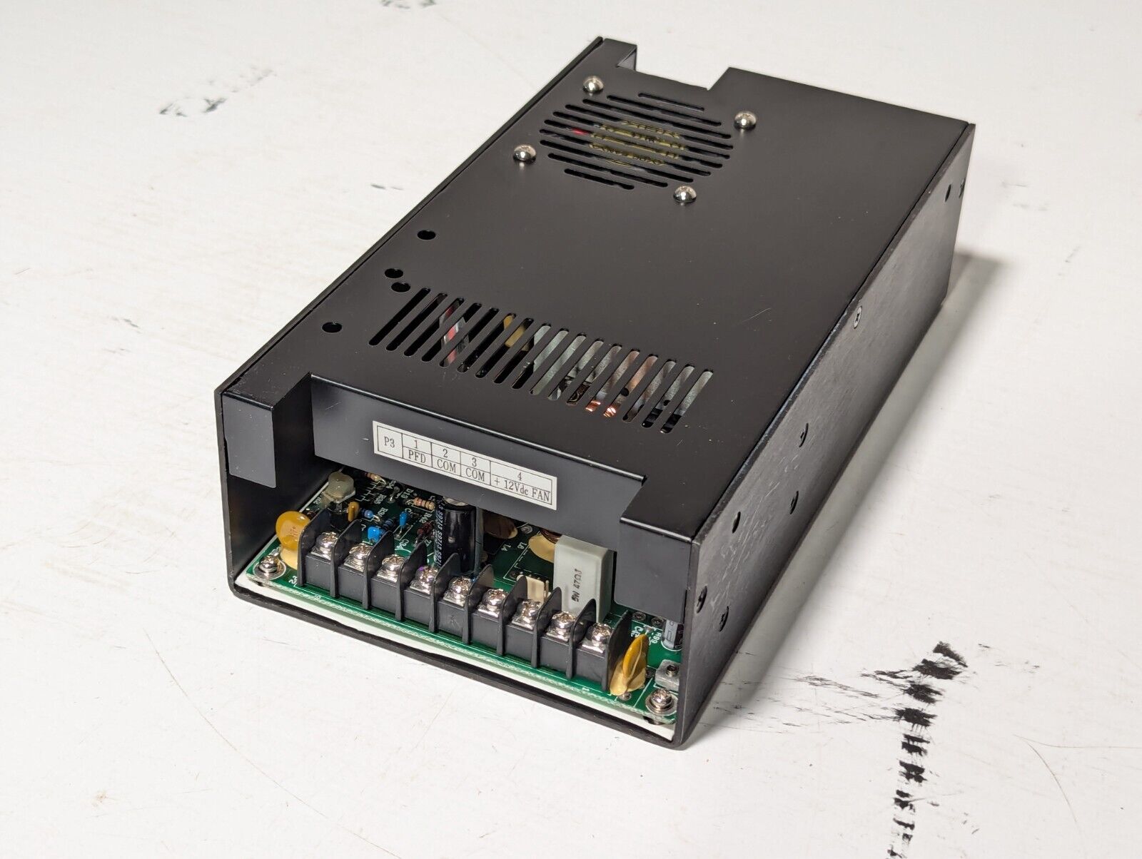 SOLA GLS-02-200 power supply, 12VDC@16.7A out, 100-120/200-240VAC input