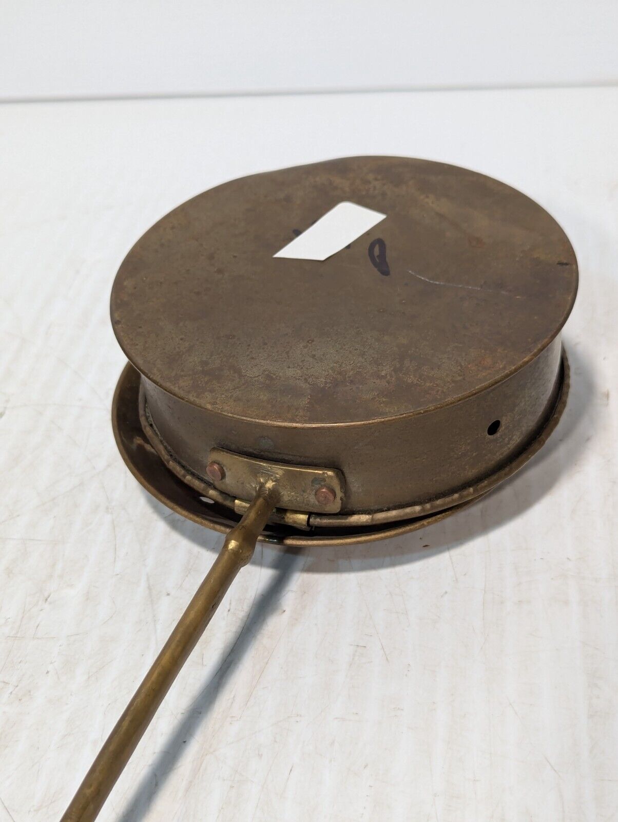 Brass Antique Bed Warmer, Vibrant Golden Color, Wall Hanging - Free Shipping