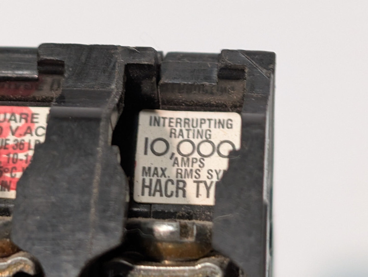 Square D QO315 Molded Case Circuit Breaker, 15A, 240V, 3-Pole, 3-Phase, Plug-In