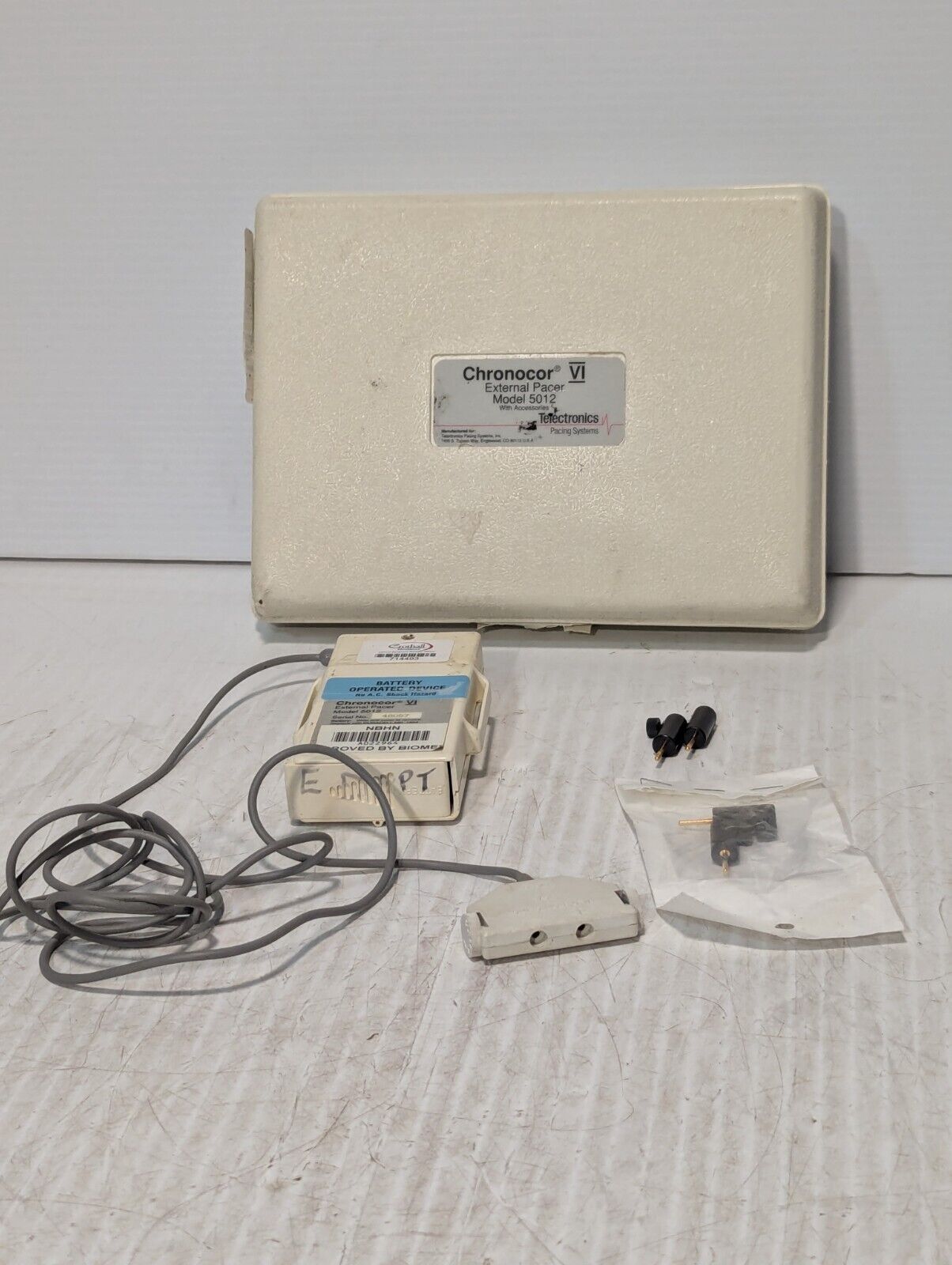 Telectronics Model 5012 Chronocor VI External Pacer - Free Shipping