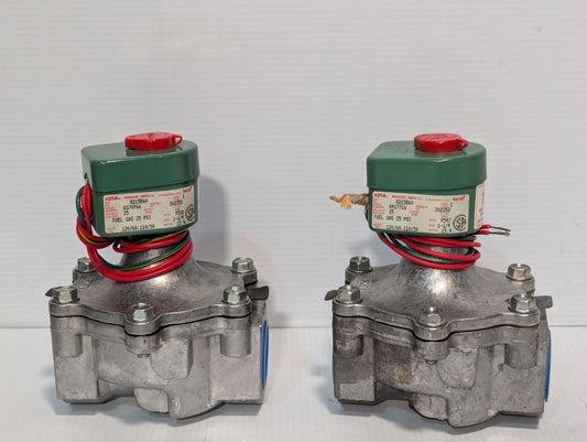 USED Asco 8215B60 Solenoid Valve (RIGHT in photo)- Free Shipping
