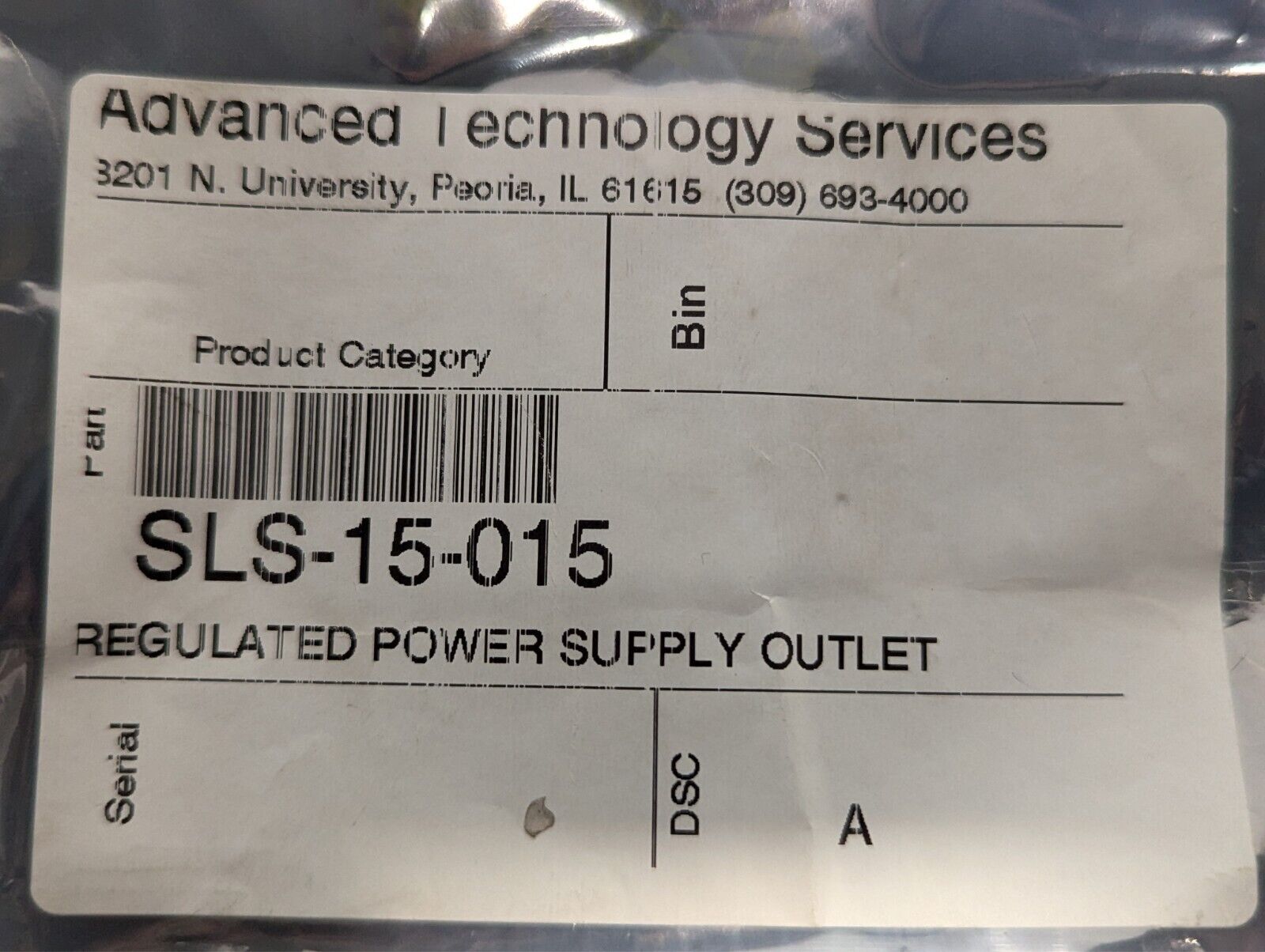 Sola SLS-15-015 Regulated Power Supply Outlet Surplus - Free Shipping+Return