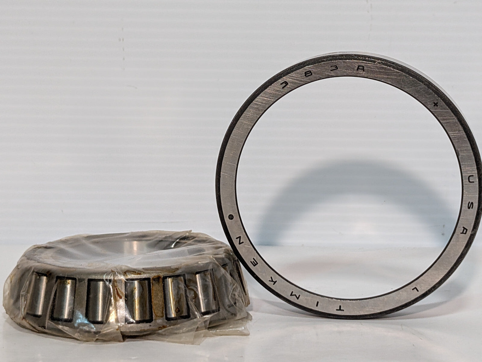 Timken 383A, 387 Tapered Roller Bearing Cone, Cup, Race Set, Made in USA