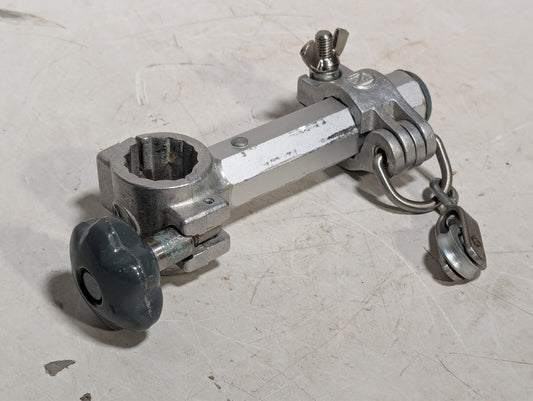 Zimmer Orthopedics Frame cross clamp with roller, bar, clamping bracket as shown