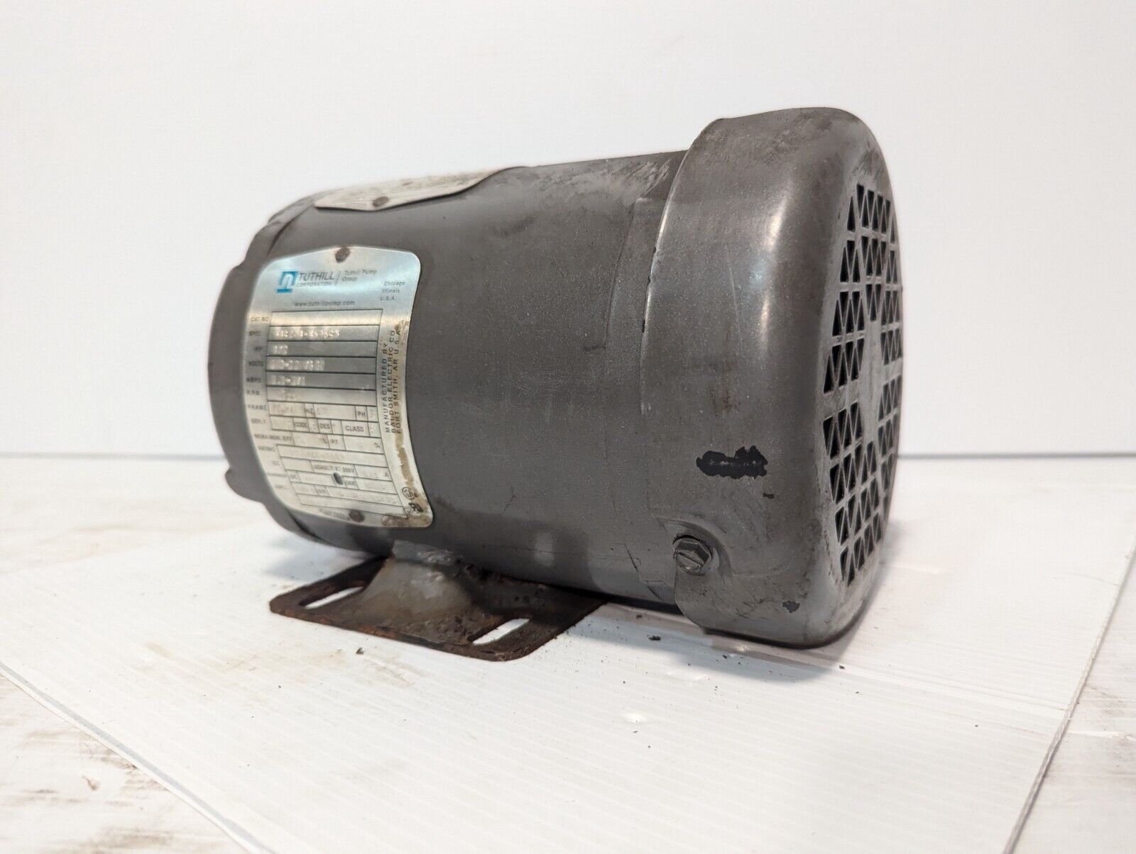 Tuthill 34G204-4696G5 AC Motor Pump, 3P, 1/2HP, 208-220/440VAC - Free Shipping